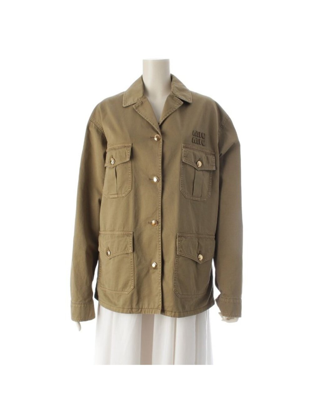 Miu Miu Satin Garment Dye Vintage Jacket